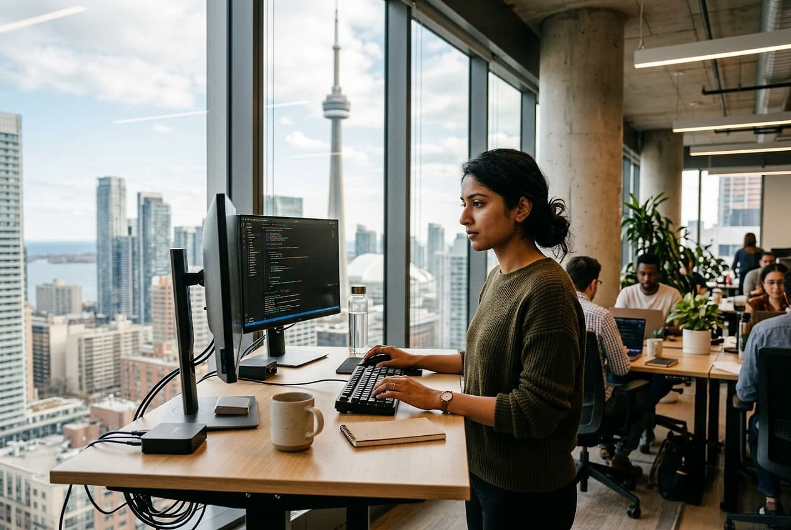 engineer at a Toronto office
